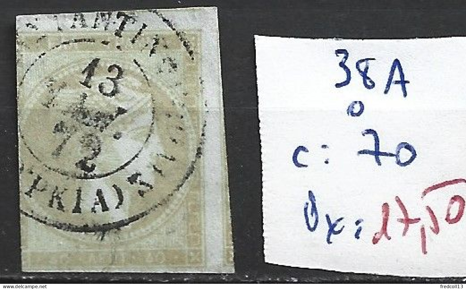 GRECE 38A Oblitéré Côte 45 € - Used Stamps