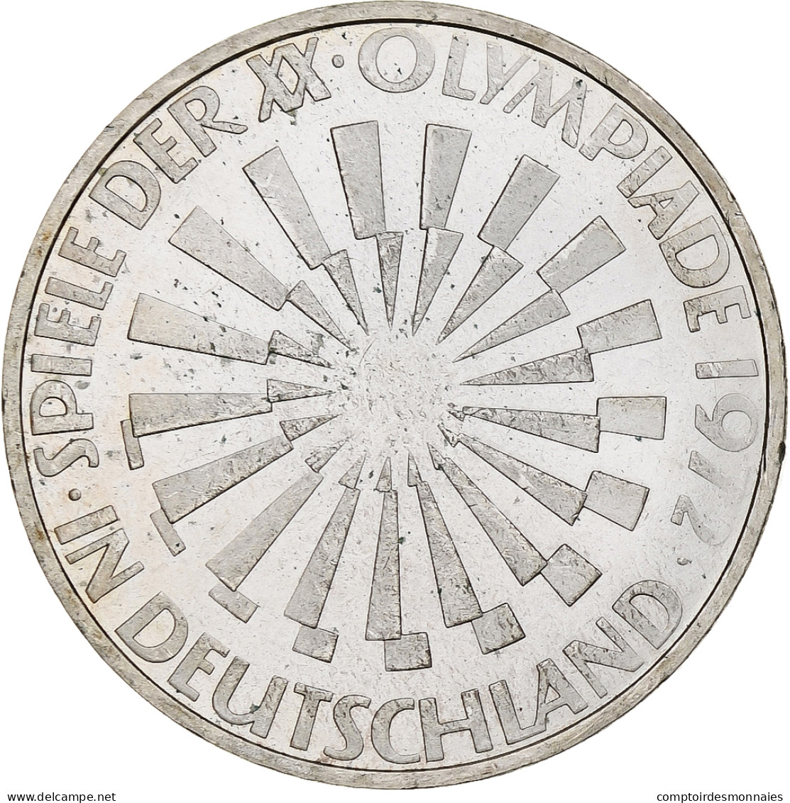 Monnaie, République Fédérale Allemande, 10 Mark, 1972, Hambourg, Proof, SUP - Otros & Sin Clasificación