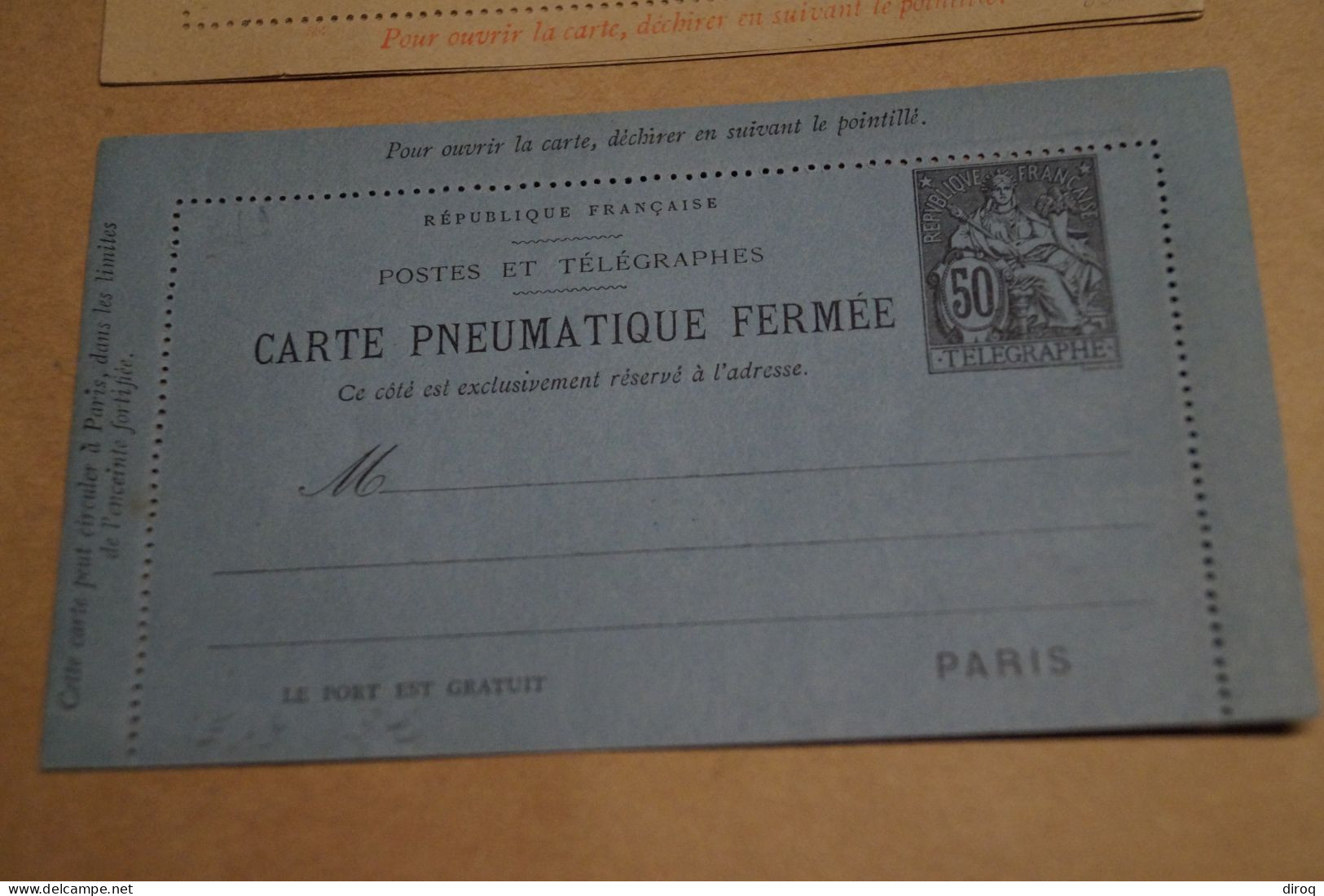 2 Carte Pneumatique 1,50 Et 0,50,état Neuf,très Bel état De Collection - Nuovi