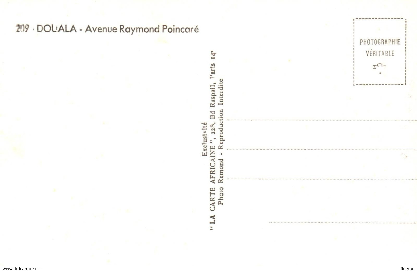 Cameroun - Douala - Avenue Raymond Poincaré - Cameroun