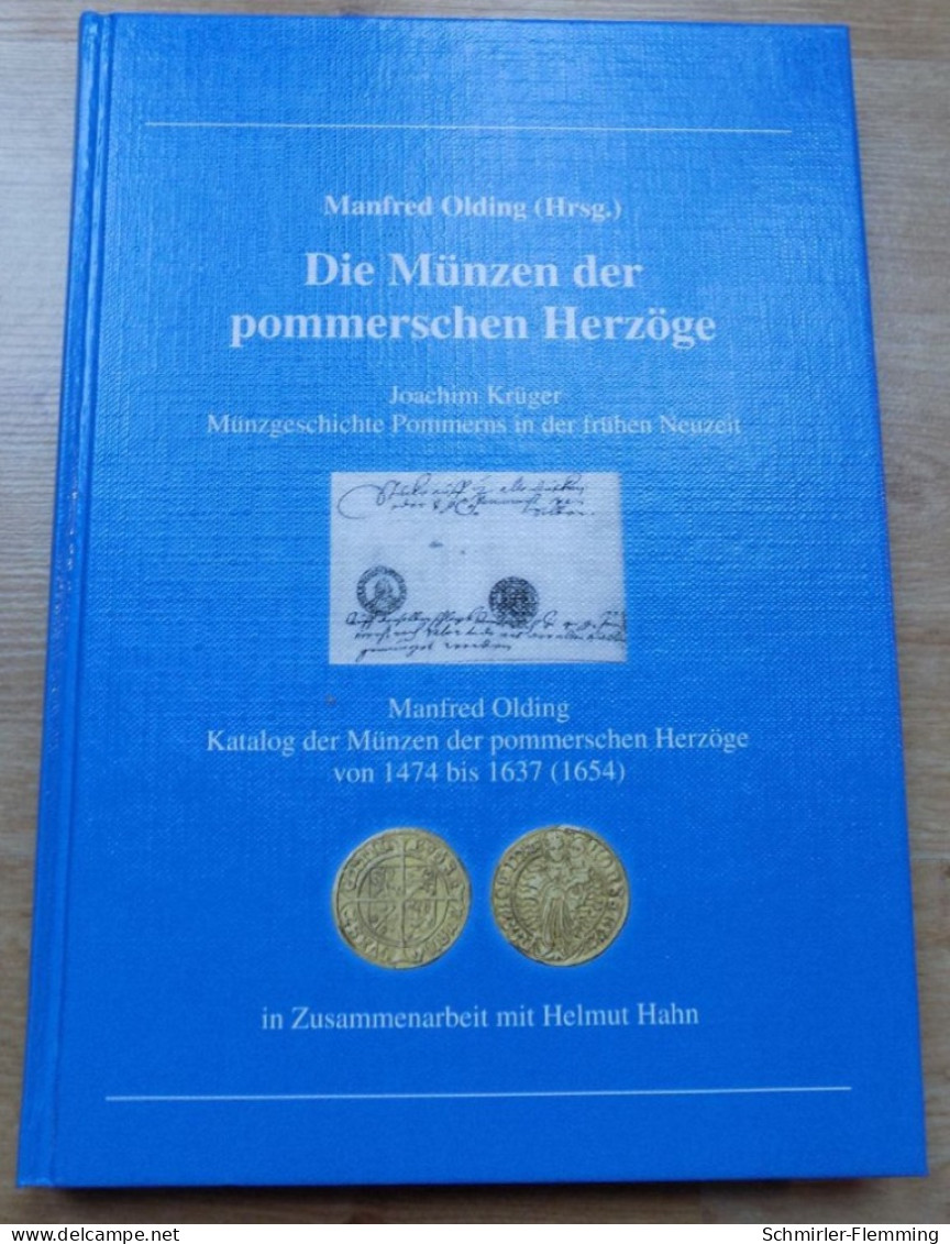 Spezialkatalog 1474-1637(1654) Die Münzen Der Pommerschen Herzöge ! Manfred Olding, 240 Seiten ! NEU - Boeken & Software