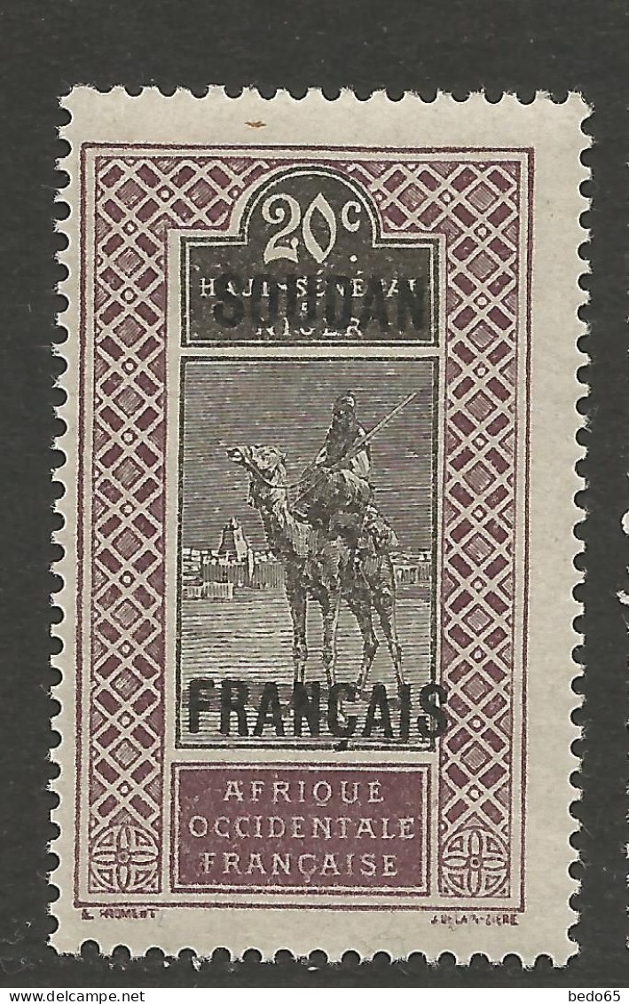 SOUDAN  N° 26 NEUF** LUXE SANS CHARNIERE / Hingeless / MNH - Neufs