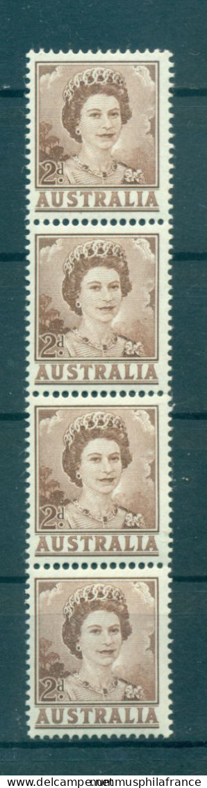 Australie 1959-62 - Y & T N. 249A - Série Courante (Michel N. 316 X) - Bande Coil - Mint Stamps