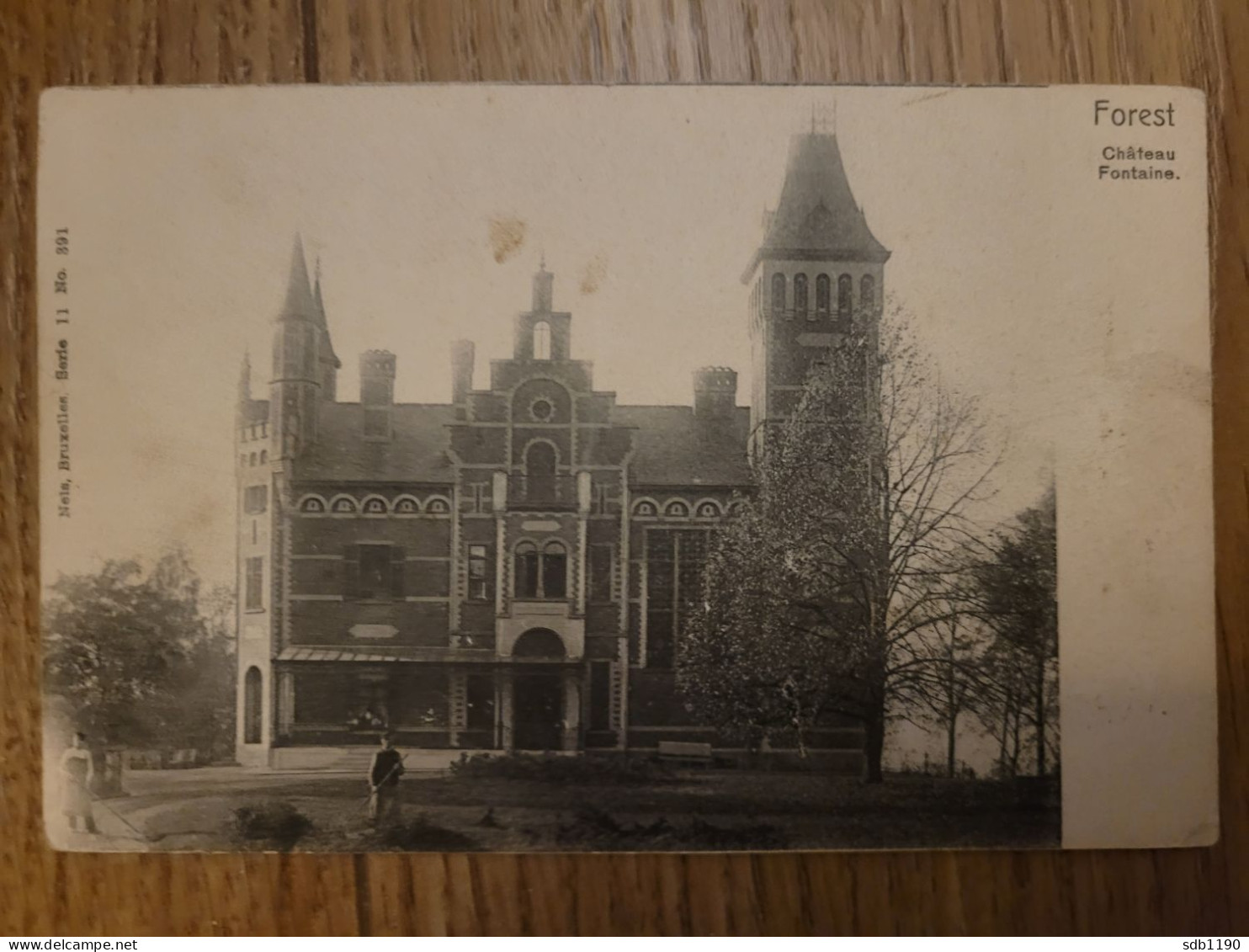 Forest - Château Fontaine (Nels, Série 11 No. 391), Circulée 1904 - Vorst - Forest