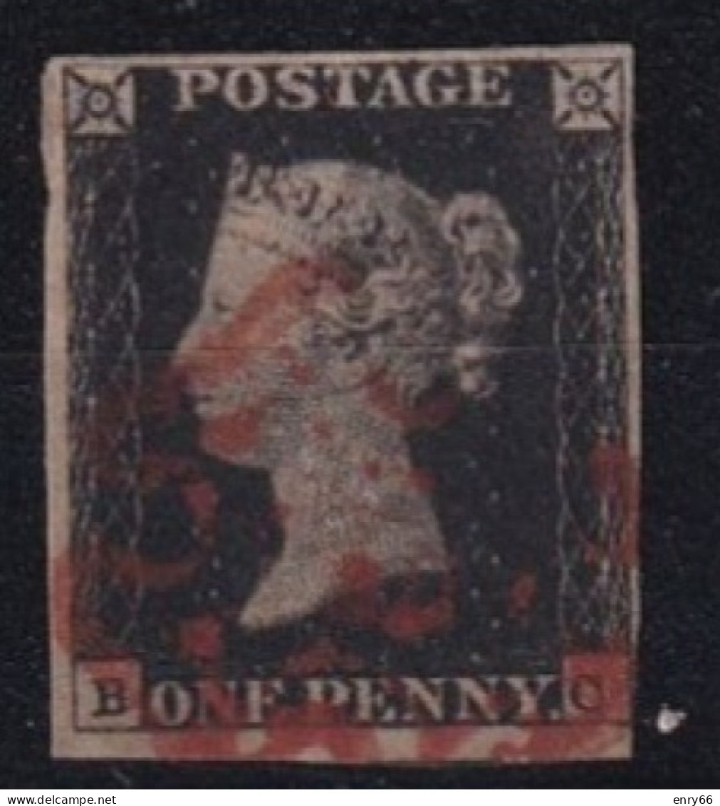 GRAN BRETAGNA 1840 N°1A USATO - Used Stamps