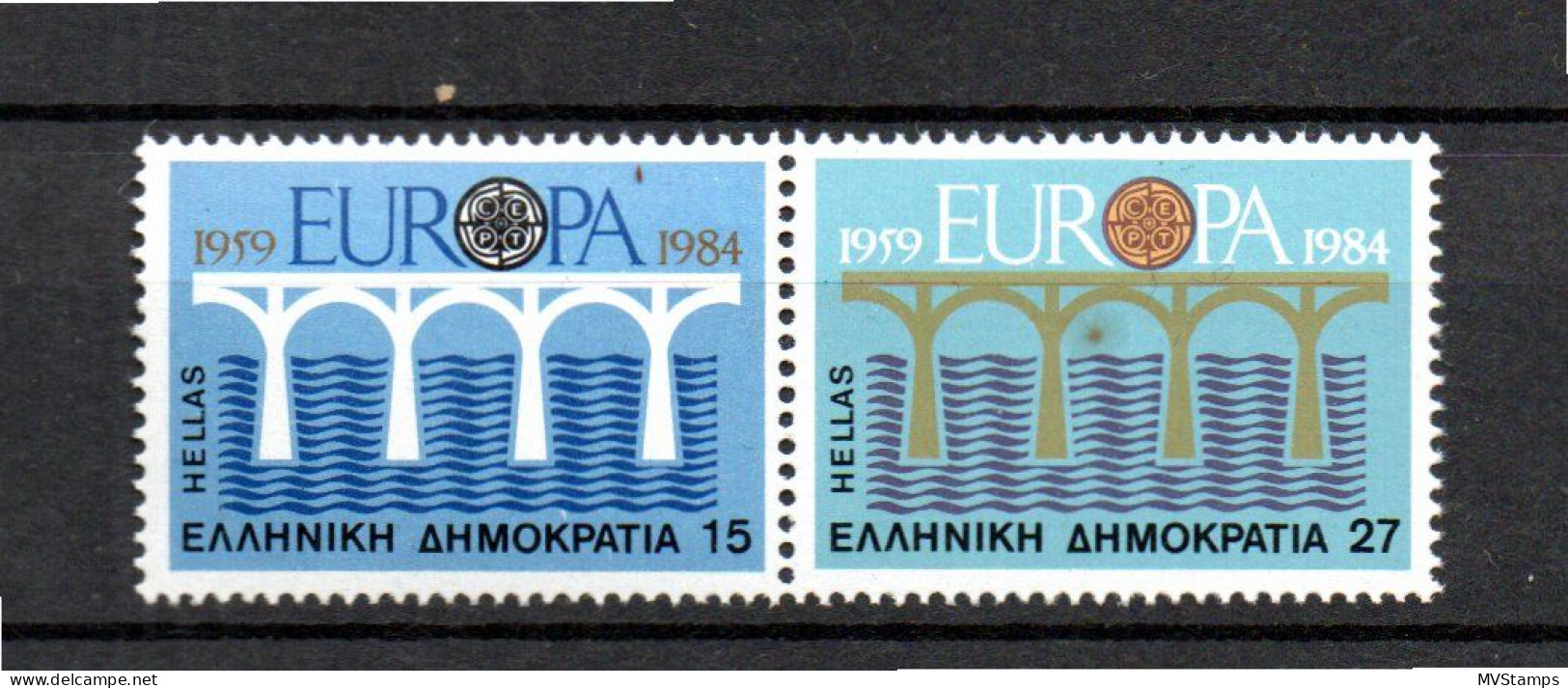 Greece 1984 Set Europe/CEPT Stamps (Michel 1555/56) MNH - Nuevos