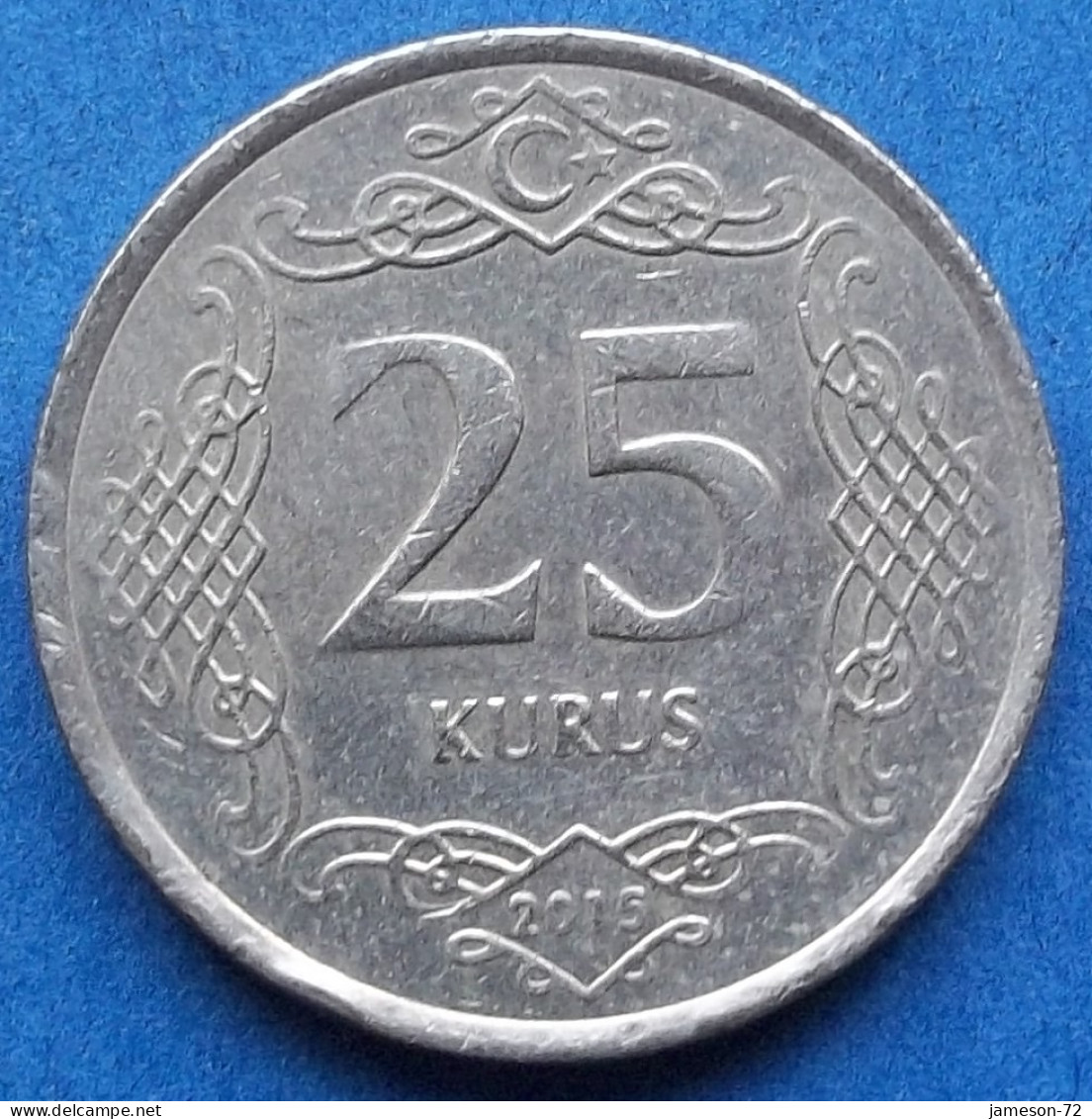 TURKEY - 25 Kurus 2015 KM# 1242 Monetary Reform (2009) - Edelweiss Coins - Turquie