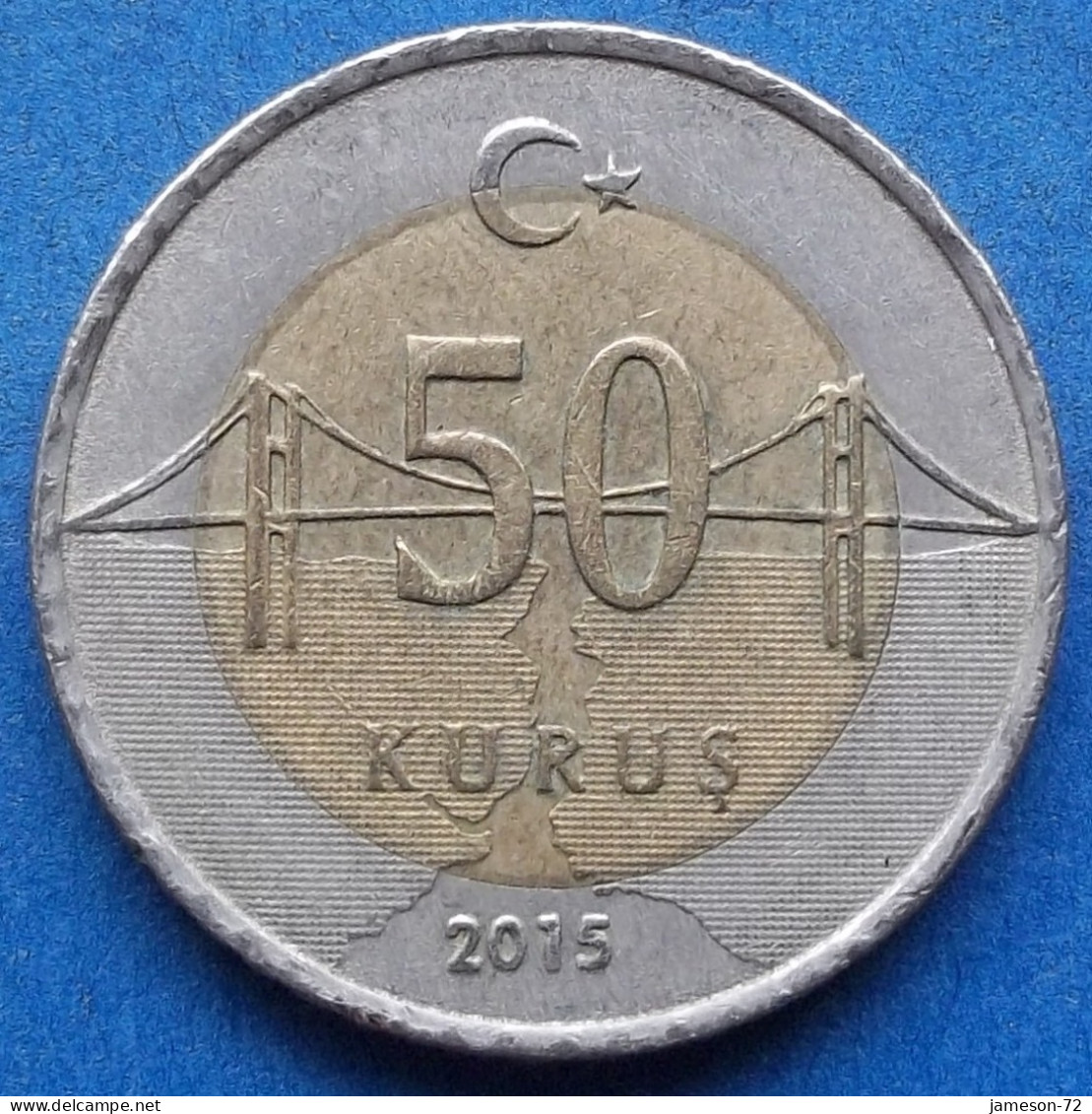 TURKEY - 50 Kurus 2015 KM# 1243 Monetary Reform (2009) - Edelweiss Coins - Turquie