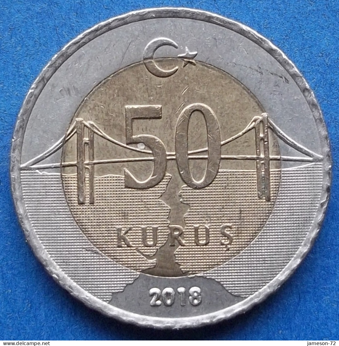 TURKEY - 50 Kurus 2018 KM# 1243 Monetary Reform (2009) - Edelweiss Coins - Turquie