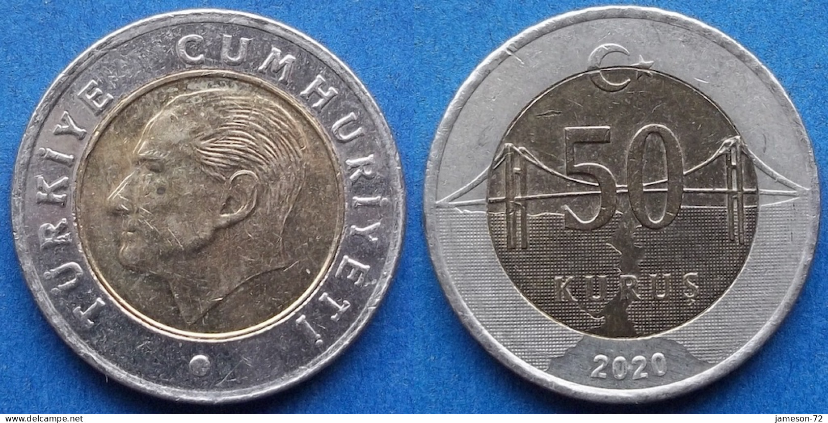 TURKEY - 50 Kurus 2020 KM# 1243 Monetary Reform (2009) - Edelweiss Coins - Turquie