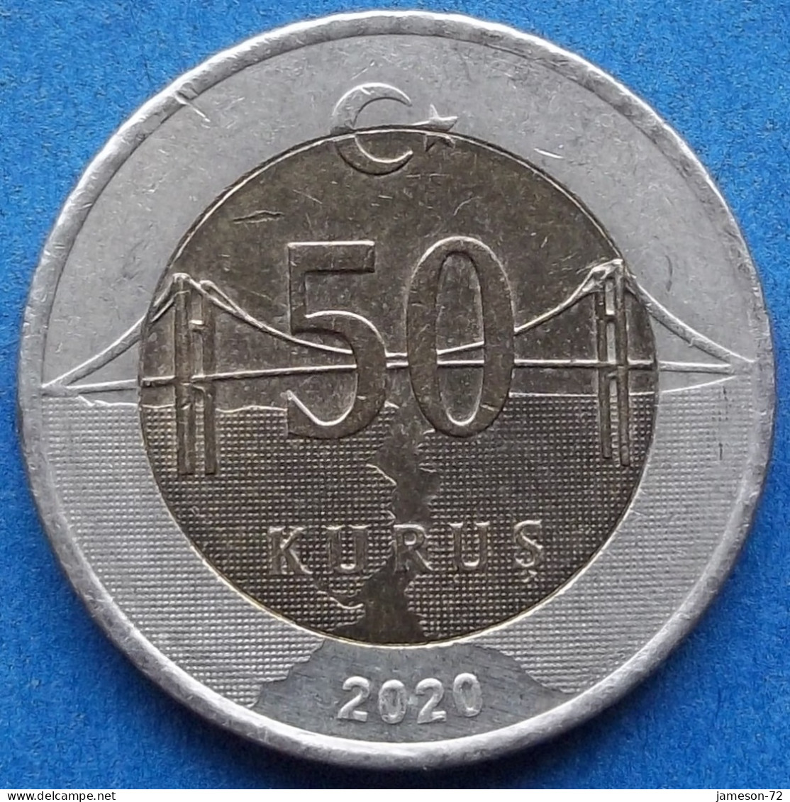 TURKEY - 50 Kurus 2020 KM# 1243 Monetary Reform (2009) - Edelweiss Coins - Turquie