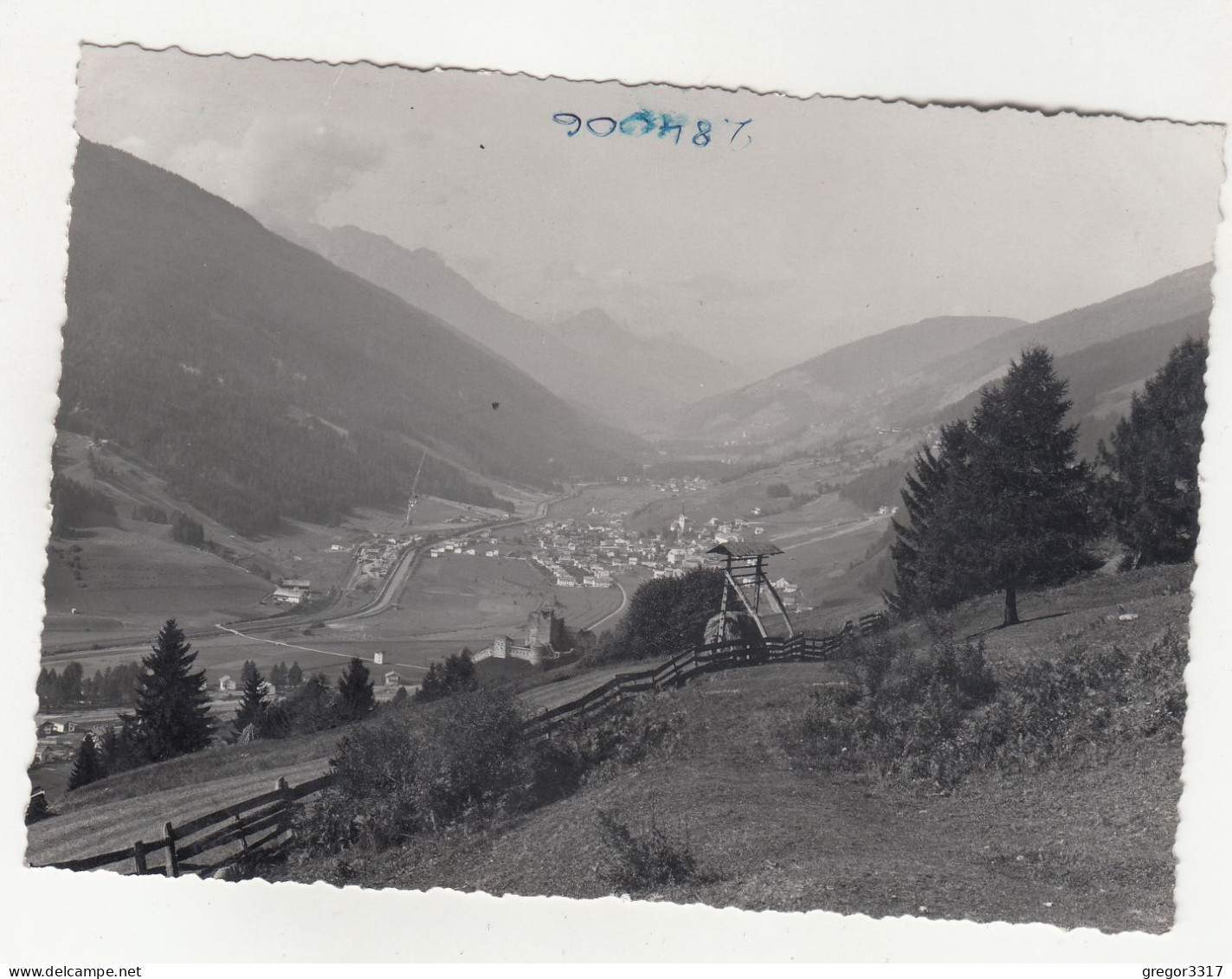 E2742) SILLIAN - Osttirol - Weg Wiese Zaun - Blick Auf Häuser ALT!  S/W FOTO AK - Sillian