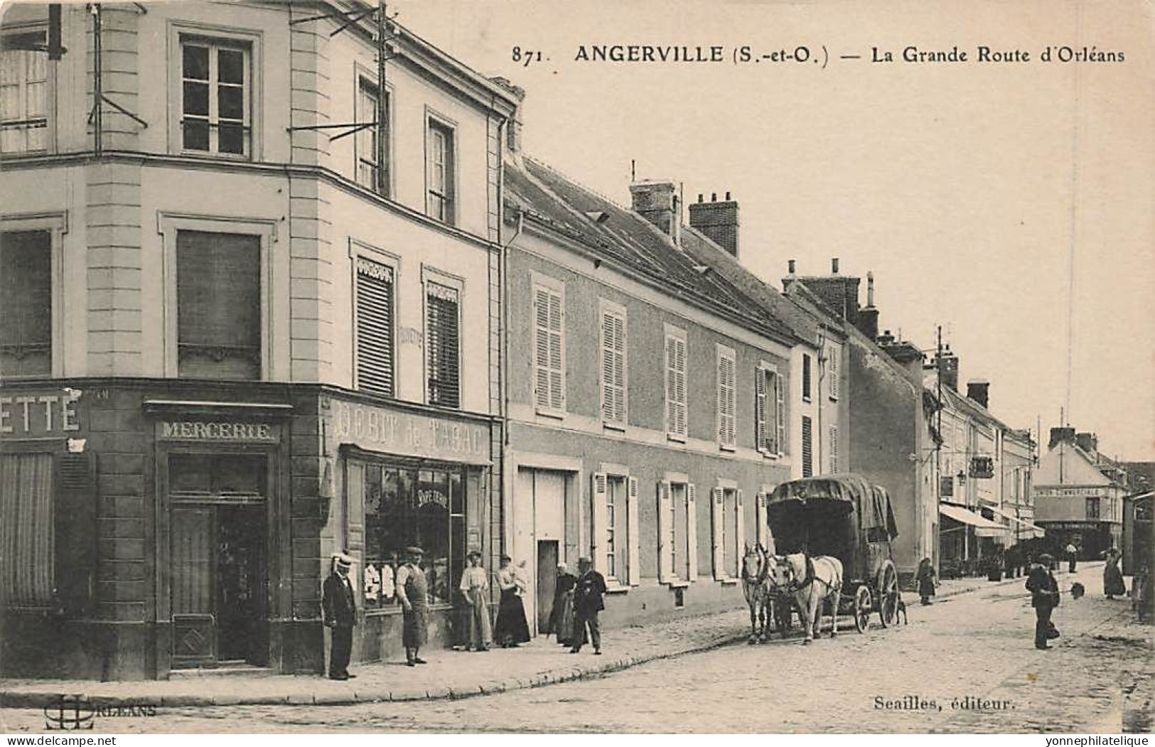 91 - ESSONNE - ANGERVILLE - La Grande Route D'Orléans - 10368 - Angerville