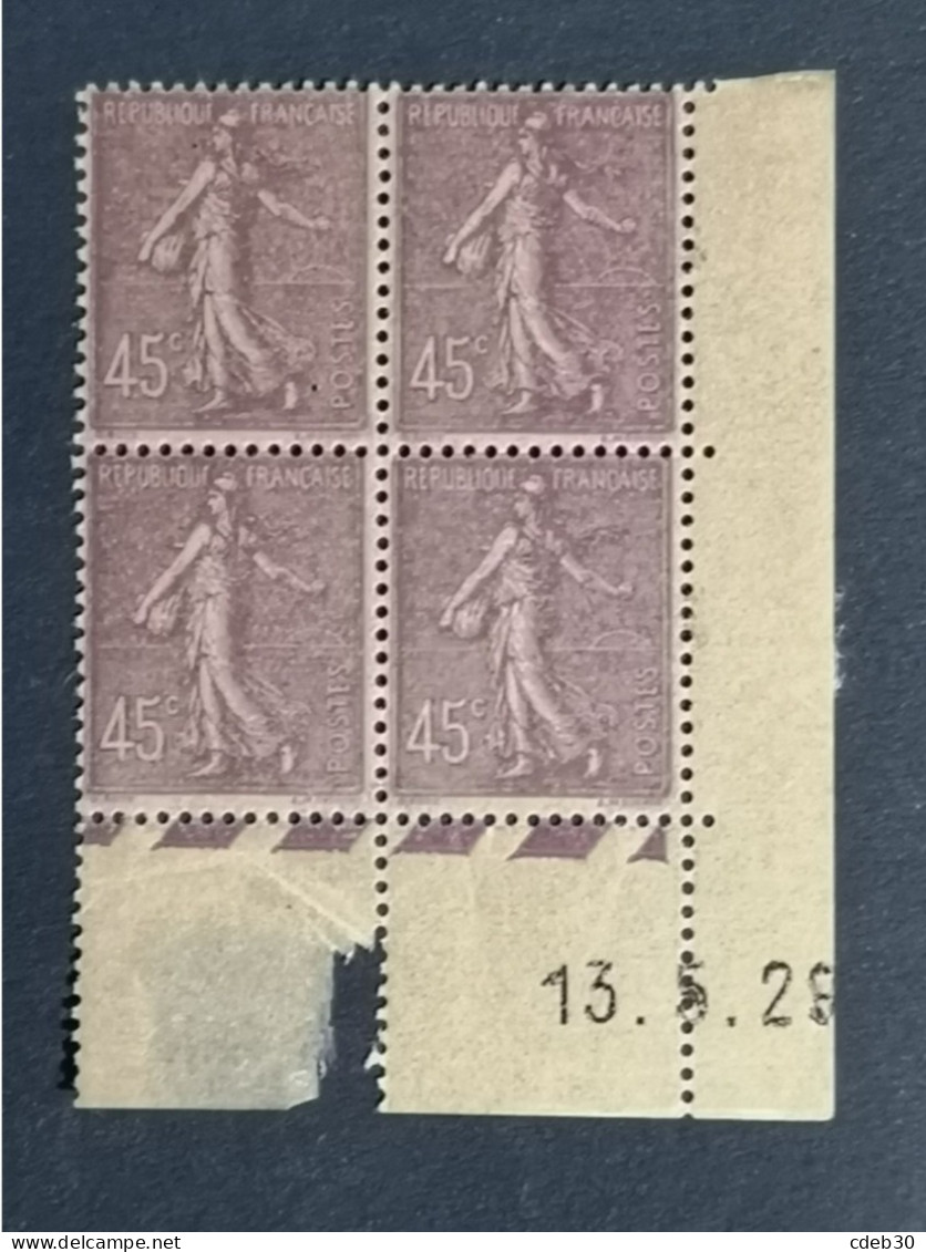 Yvert 197** CD Du13 5 29 Neuf Avec Gomme Défaut Sur La Marge , Timbres Non Altérés - ....-1929