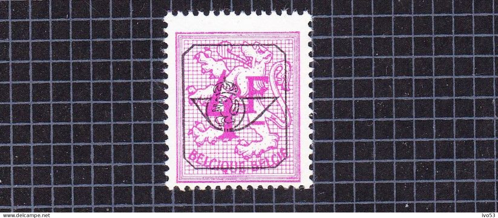 1967 Nr PRE796-P2** Zonder Scharnier:wit Papier.Heraldieke Leeuw:4fr.Opdruk Type G. - Typo Precancels 1951-80 (Figure On Lion)