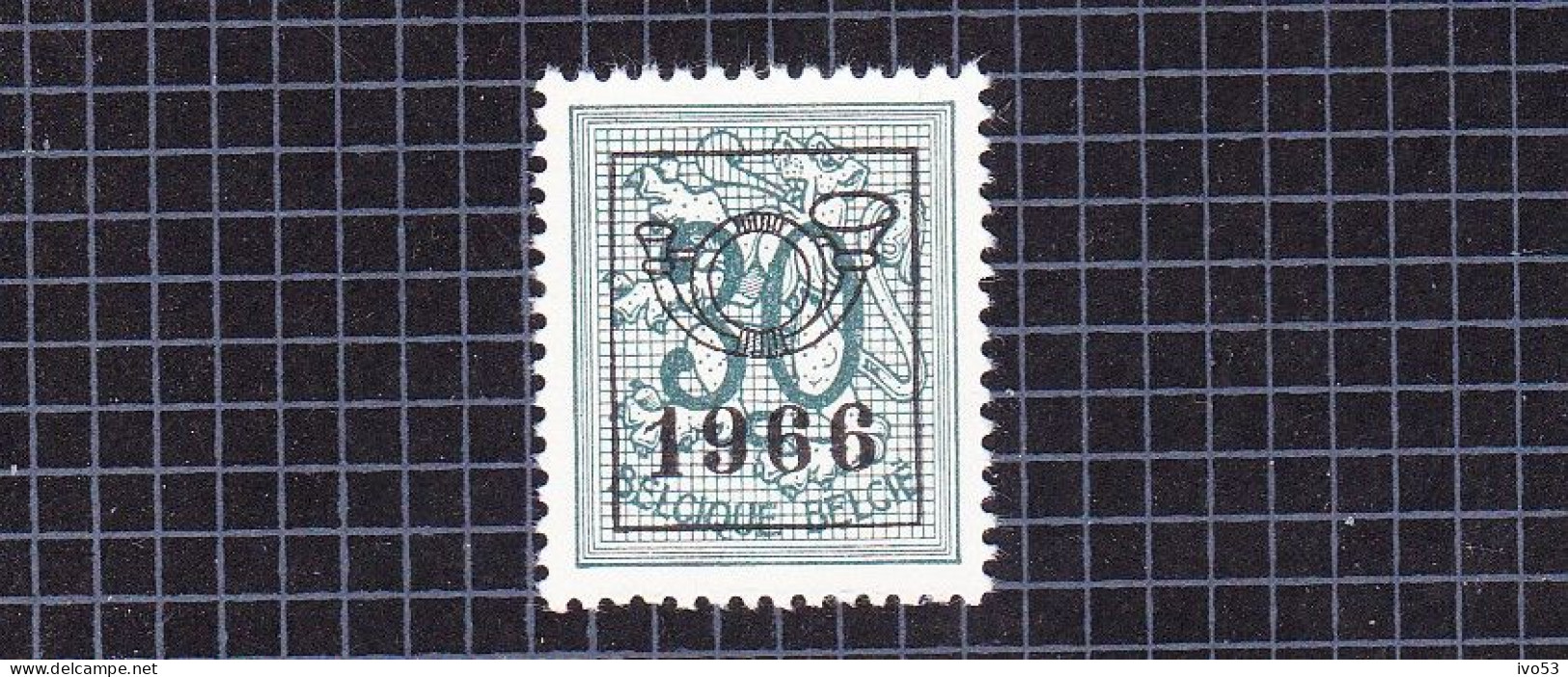 1966 Nr PRE775** Zonder Scharnier.Heraldieke Leeuw:30c.Opdruk 1966. - Tipo 1951-80 (Cifra Su Leone)