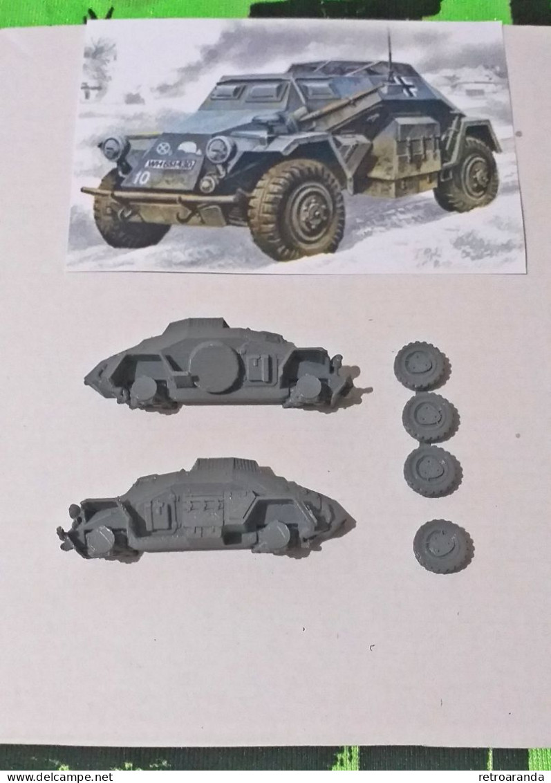 Kit Maqueta Para Montar Y Pintar - Vehículo Militar - Sd-Kfz 260 . WWII. - Militaire Voertuigen