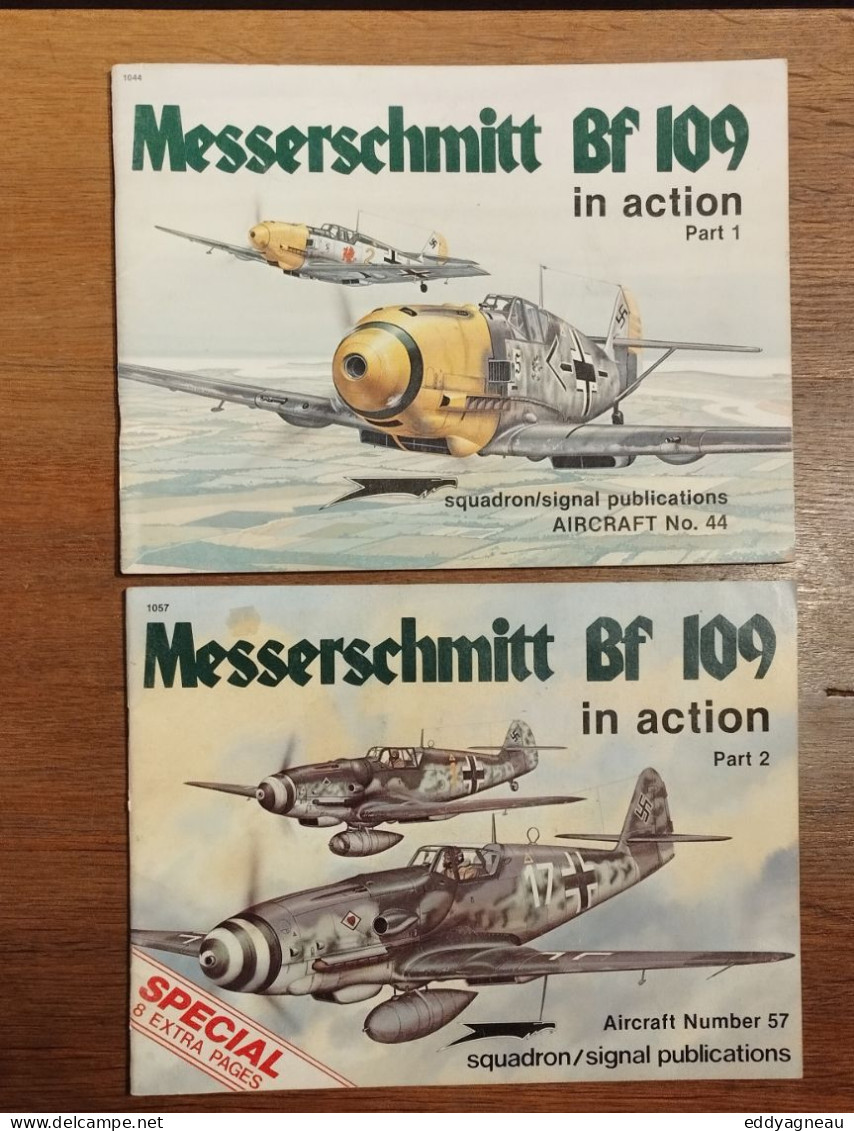 Messerschmitt BT 109 In Action - Part 1 &2 - Squadron/Signal Publications - Military/ War