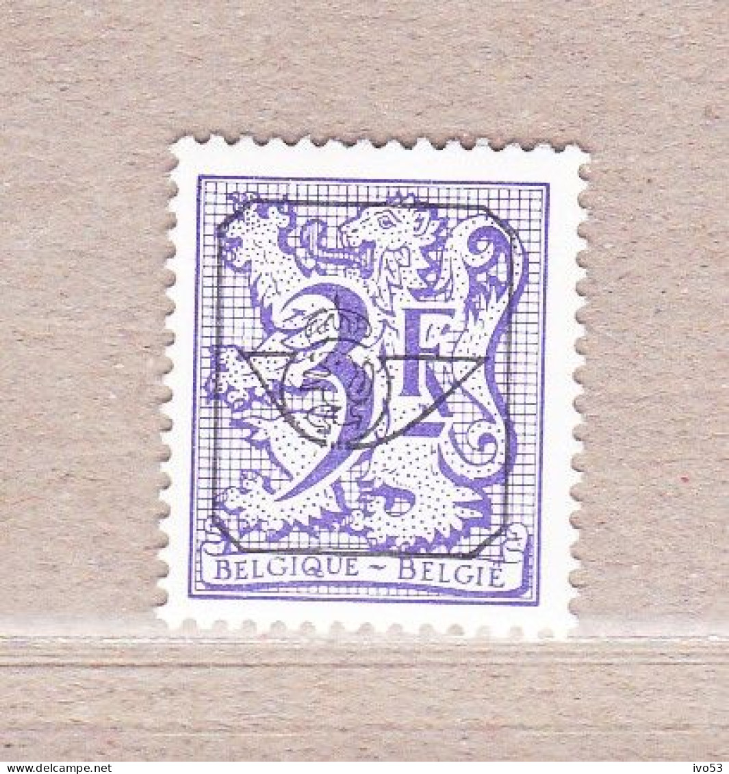 1977nr PRE804** Postfris,Heraldieke Leeuw 3fr. - Typografisch 1967-85 (Leeuw Met Banderole)