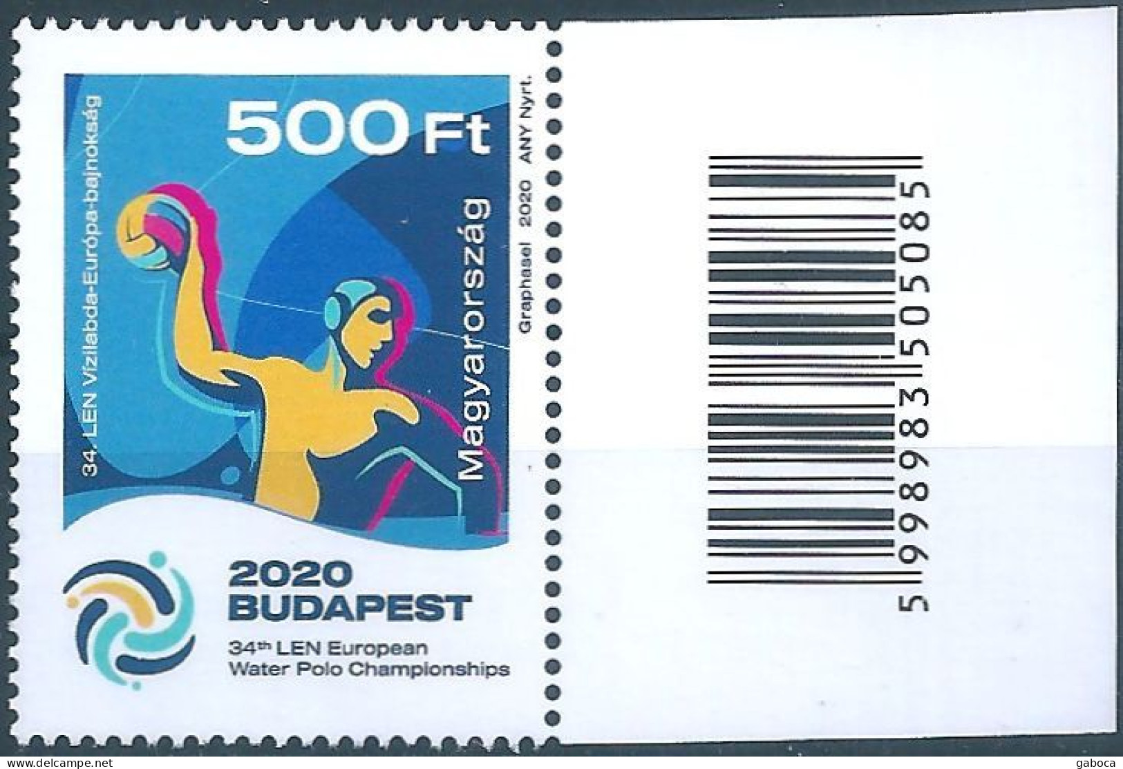 C5143 Hungary Team Sport Water Polo Event MNH RARE - Wasserball