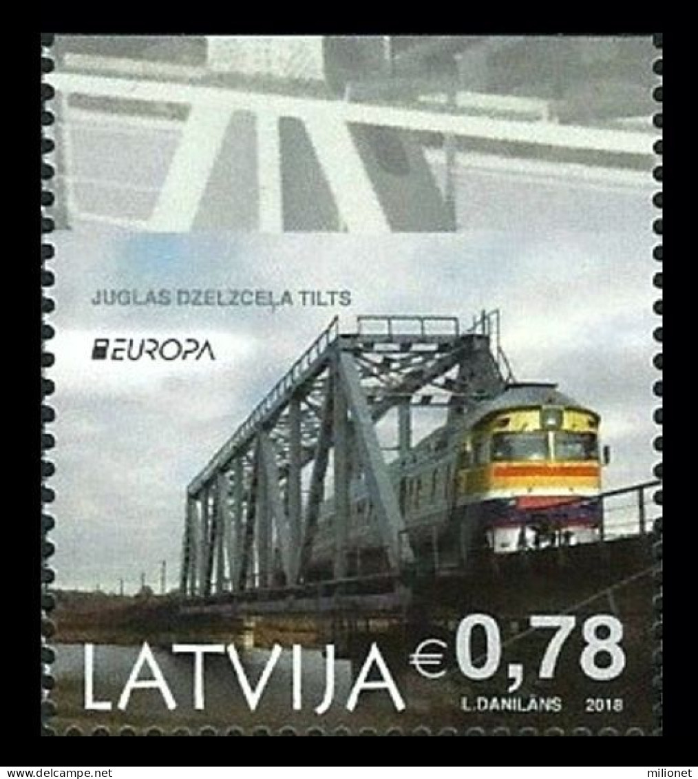 SALE!!! LATVIA LETONIA LETTONIE LETTLAND 2018 EUROPA CEPT Stamp From Booklet MNH ** - 2018