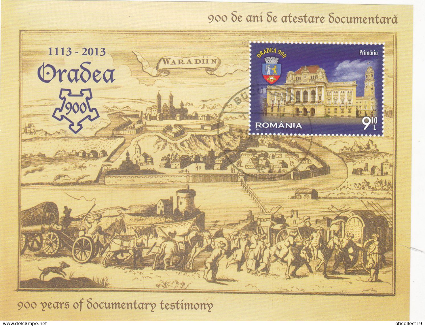 TIMISOARA 2013,BLOCK USED,ROMANIA - Used Stamps