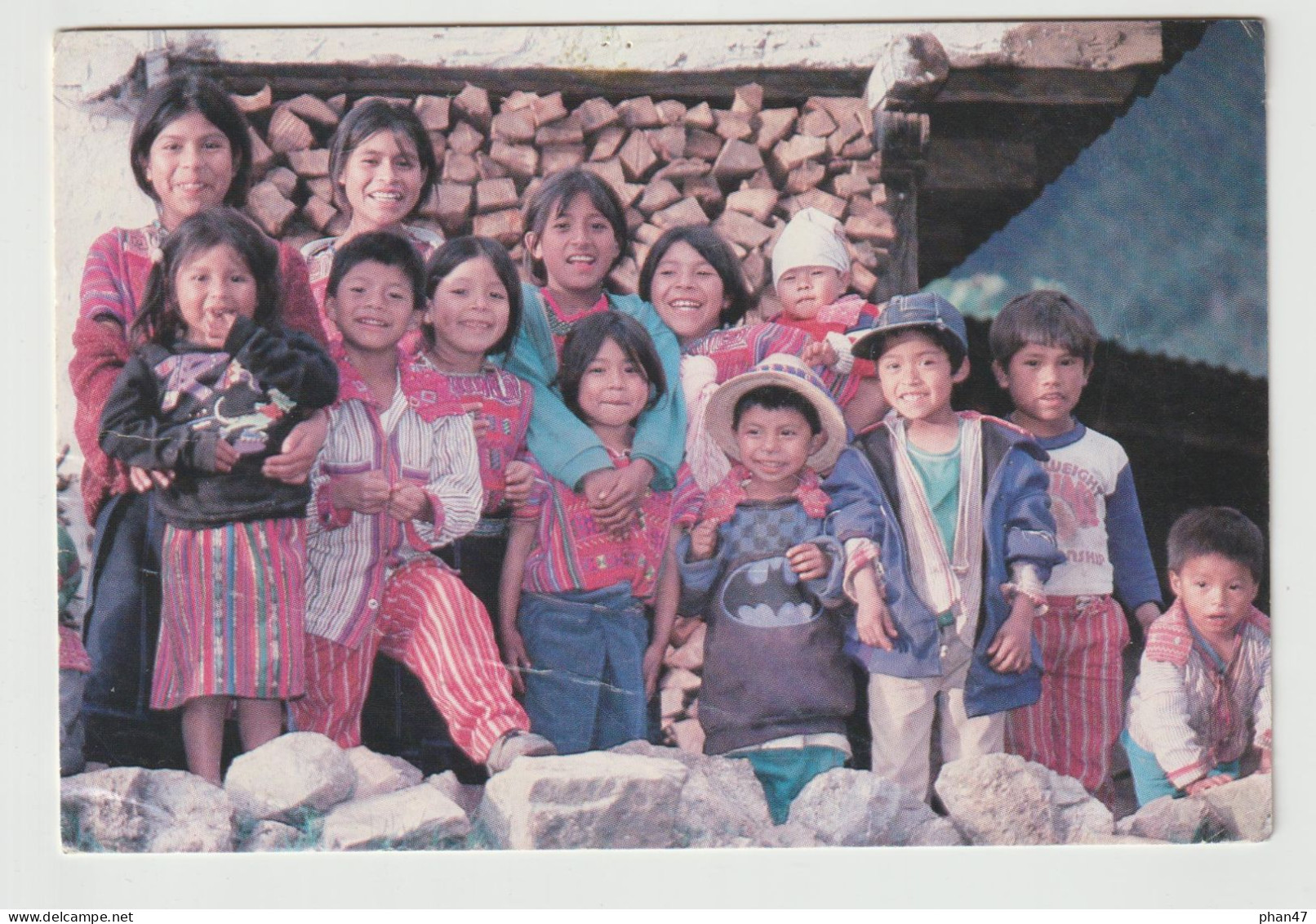 GUATEMALA, Los Todosanteros, Groupe D'enfants Souriants, Santos Cuchumatan, Ed Thor Janson 1996 - Guatemala