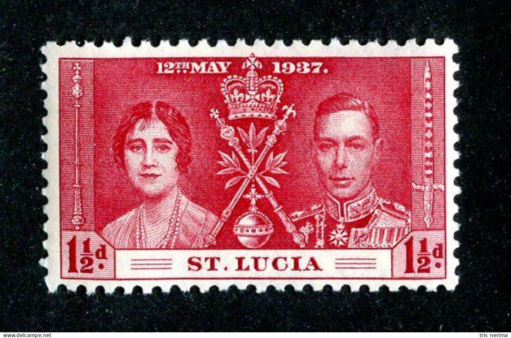 7962 BCXX 1937 St Lucia Scott # 108 MNH** (offers Welcome) - St.Lucie (1979-...)