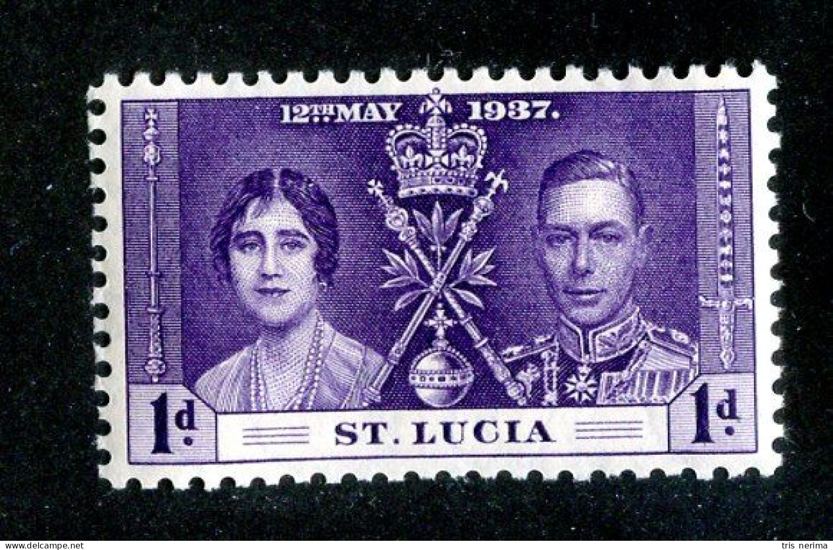 7963 BCXX 1937 St Lucia Scott # 107 MNH** (offers Welcome) - St.Lucie (1979-...)