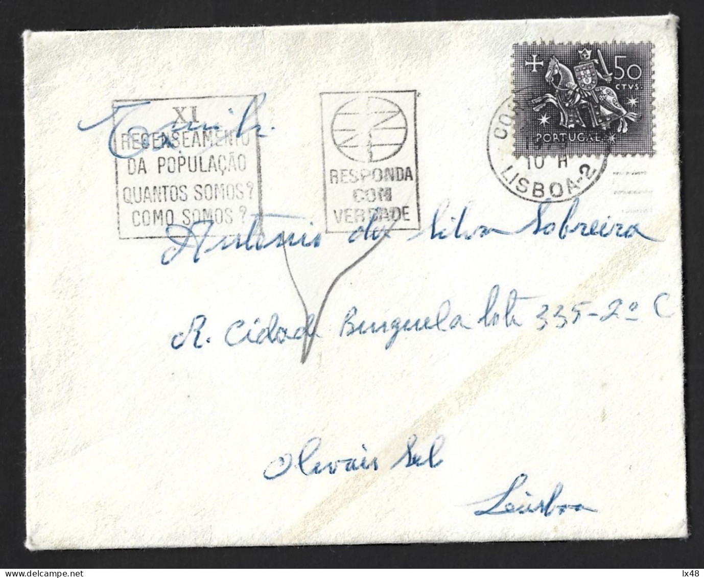 Último Recenseamento Eleitoral De Salazar 1970. Flâmula IX Recenseamento Do Estado Novo, Portugal. Salazar's Last Electo - Cartas & Documentos