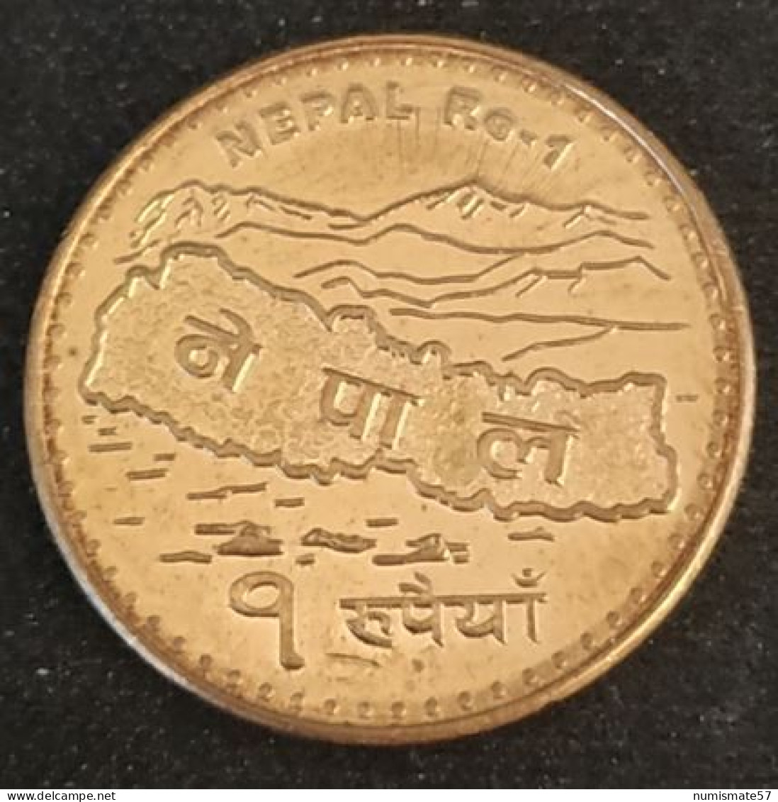 NEPAL - 1 ROUPIE 2009 - ( 2066 ) - Neuve - UNC - Gyanendra Bir Bikram - KM 1204 - ( Rupee ) - Népal