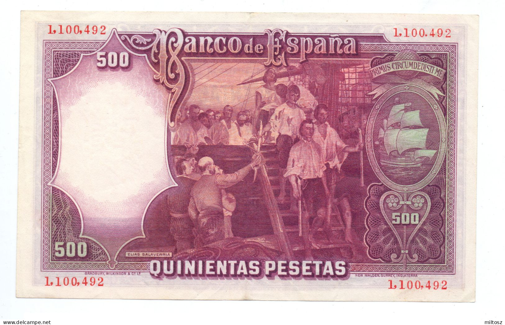 Spain 500 Pesetas 1931 - 500 Peseten