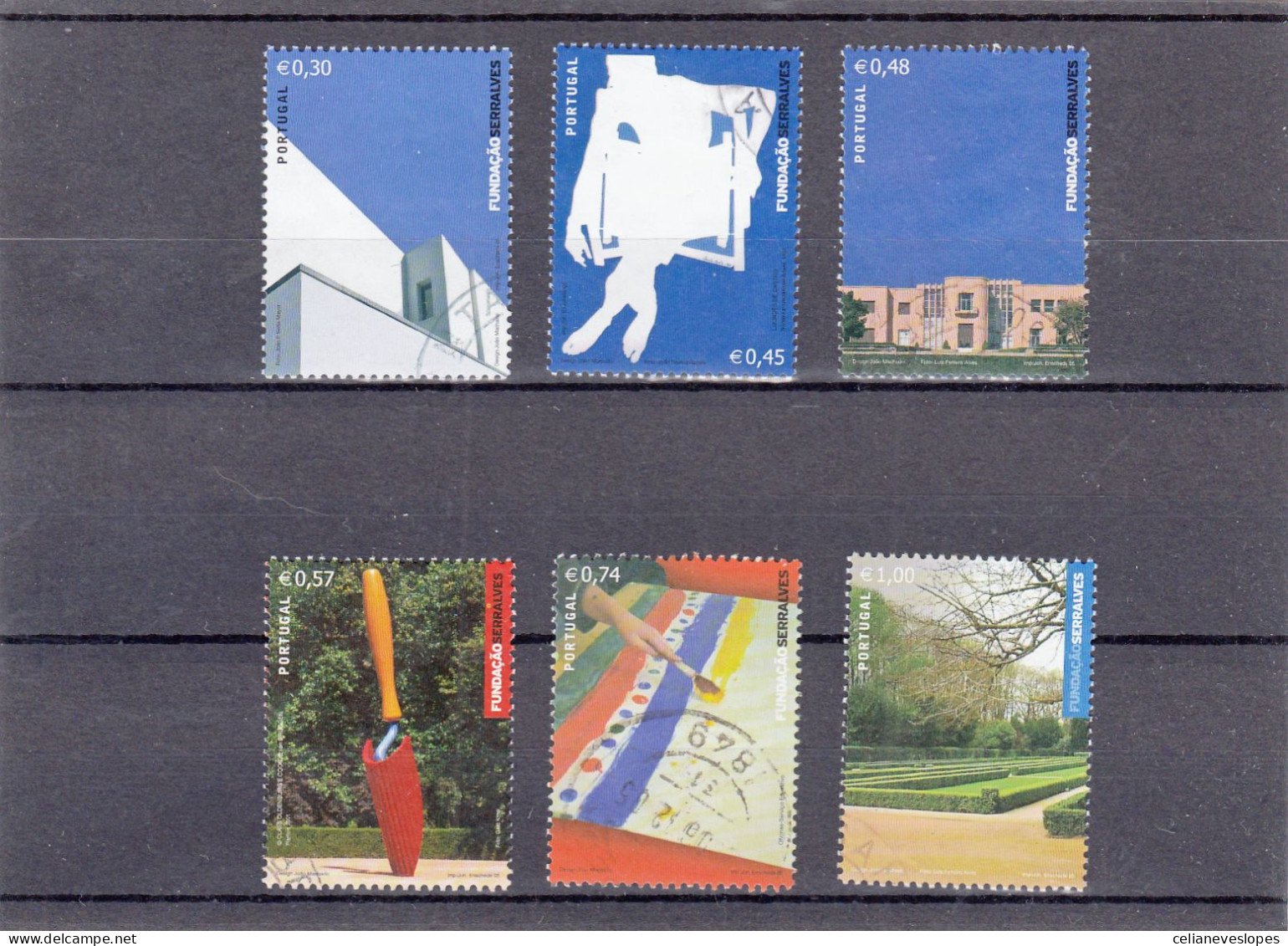 Portugal, (88), Fundação De Serralves, 2005, Mundifil Nº 3340 A 3345 Used - Used Stamps