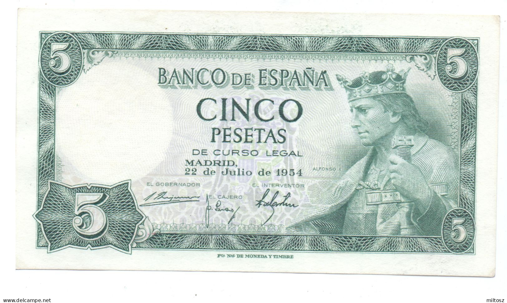 Spain 5 Pesetas 1953 - 5 Pesetas