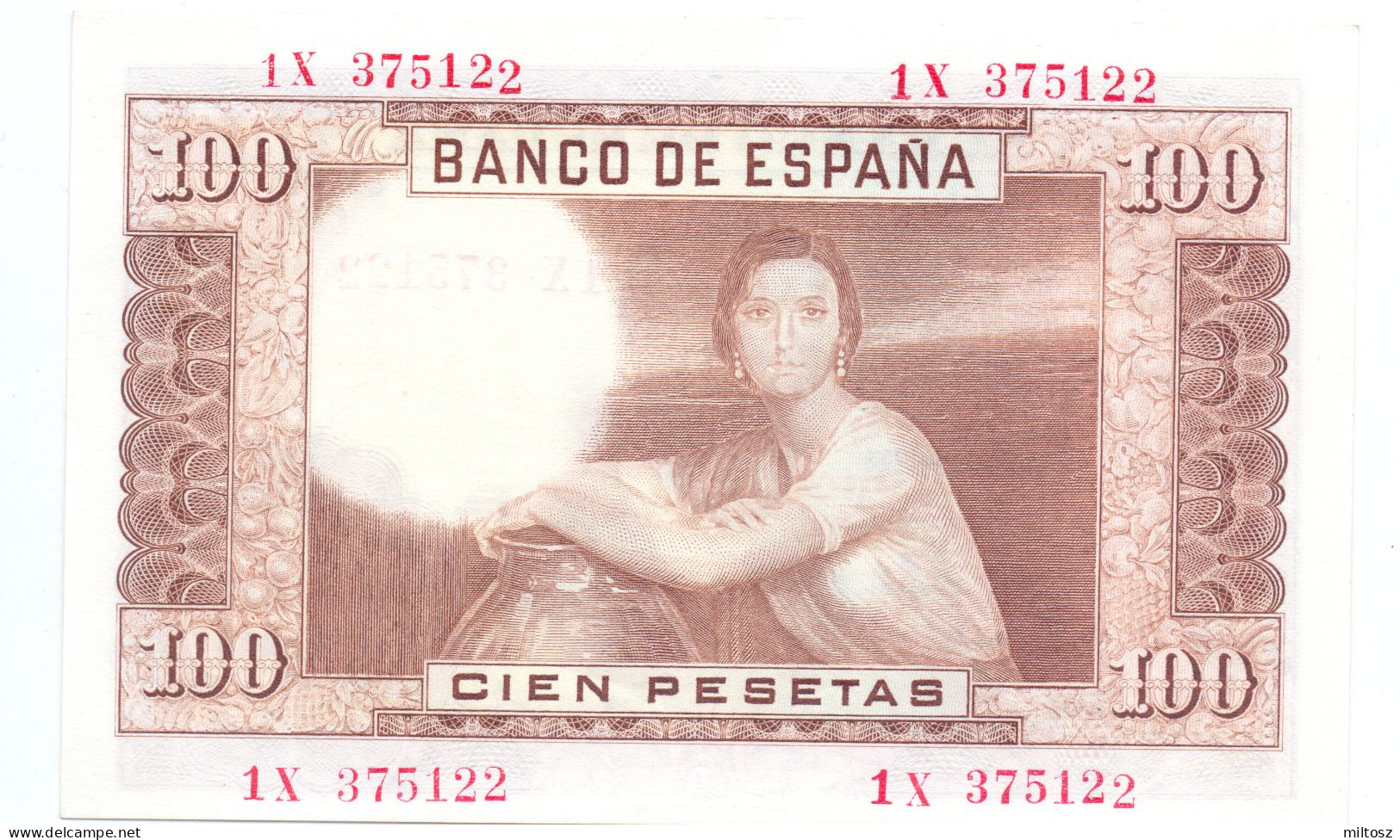 Spain 100 Pesetas 1953 - 100 Pesetas