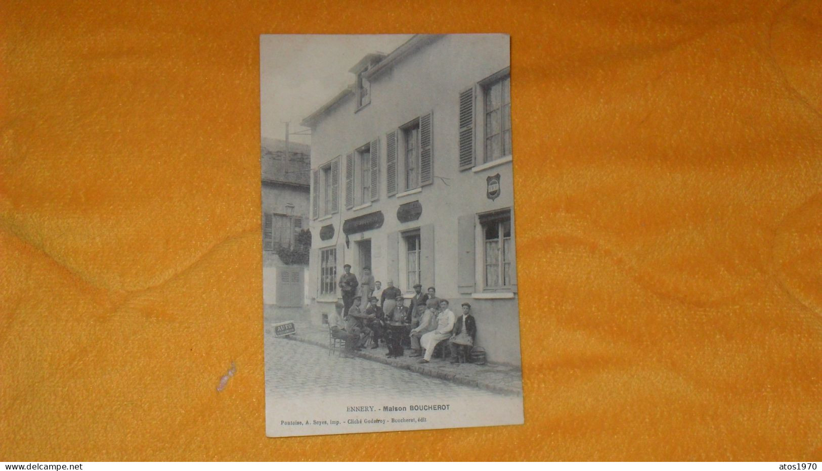 CARTE POSTALE ANCIENNE NON CIRCULEE DATE ?../ ENNERY.- MAISON BOUCHEROT... - Ennery