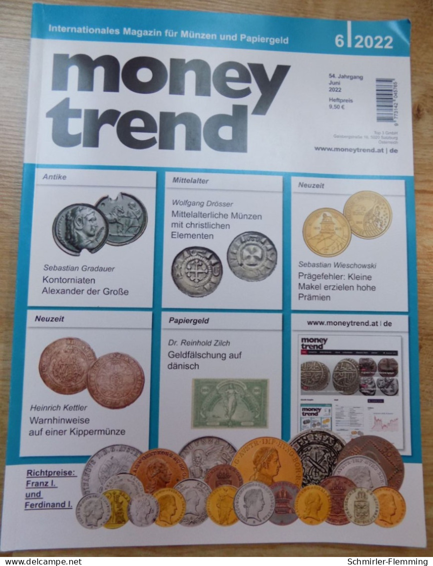 Money Trend 6/2022 Bewertungskatalog Münzen Franz I. Und Ferdinand I. Von Österreich, 128 Seiten - Livres & Logiciels