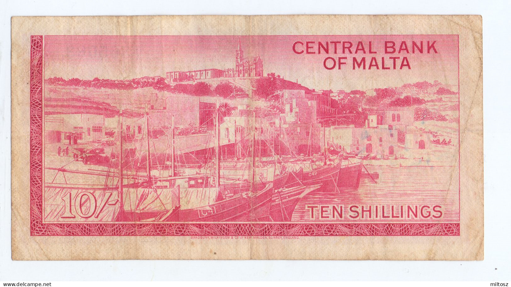 Malta 10 Shillings 1967 - Malte