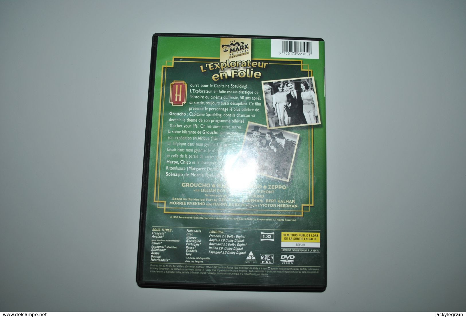 DVD Explorateurt Folie/Marx Brothers Langues Anglais/français Comme Neuf Vente En Belgique Uniquement Envoi Bpost 3 € - Classic