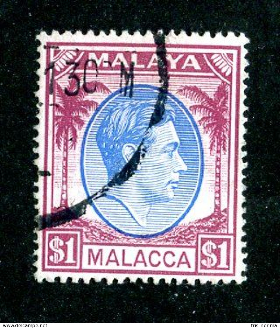 8013 BCXX 1949 Malaysia Scott # 15 Used (offers Welcome) - Malacca