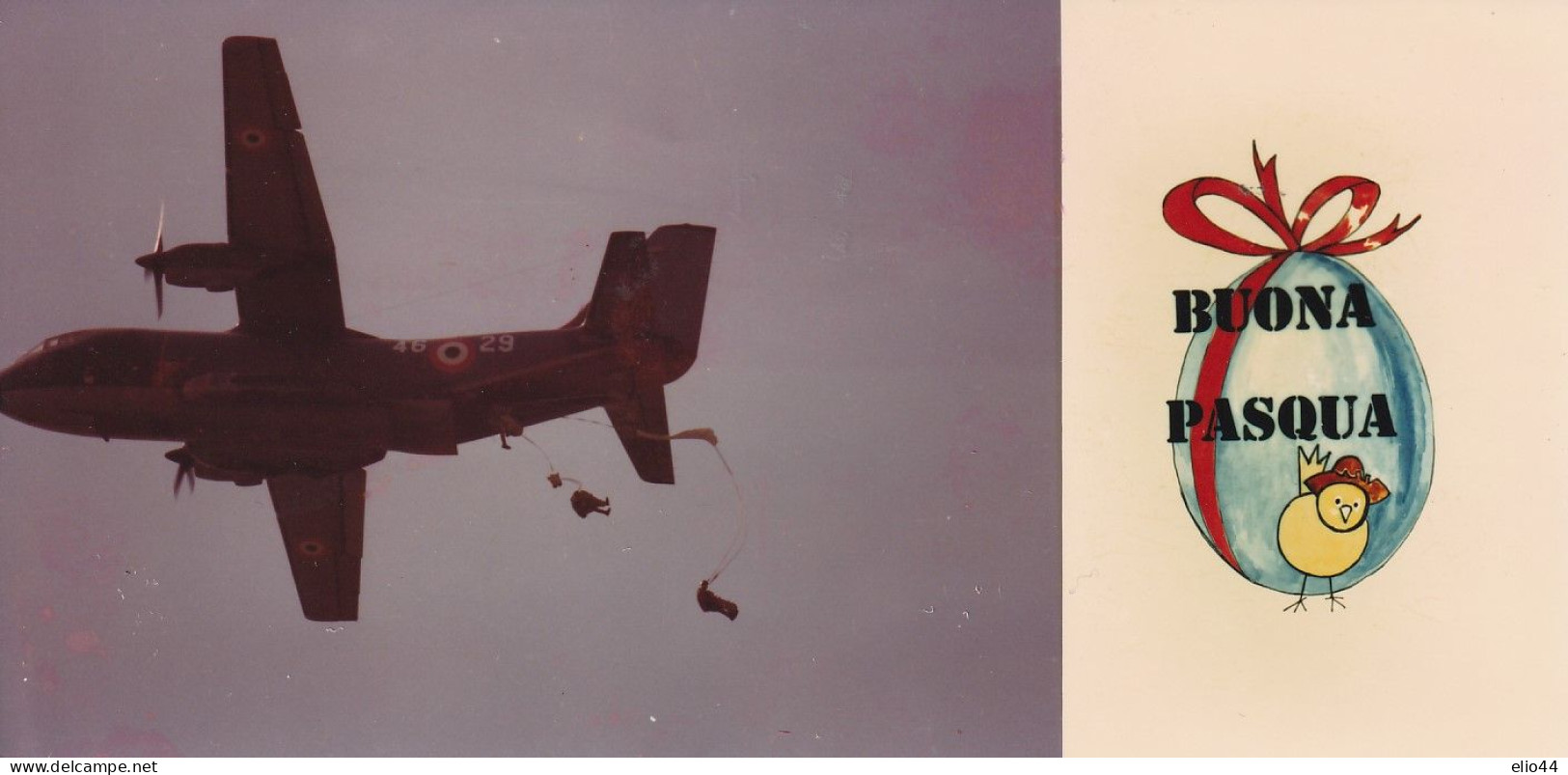 Tematica - Aviazione  - Paracadutismo - Esercito " Buona Pasqua " - Parachutespringen