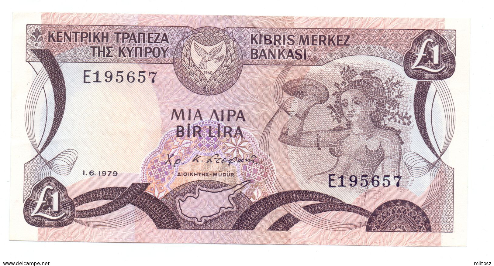 Cyprus 1 Lira 1979 - Chipre