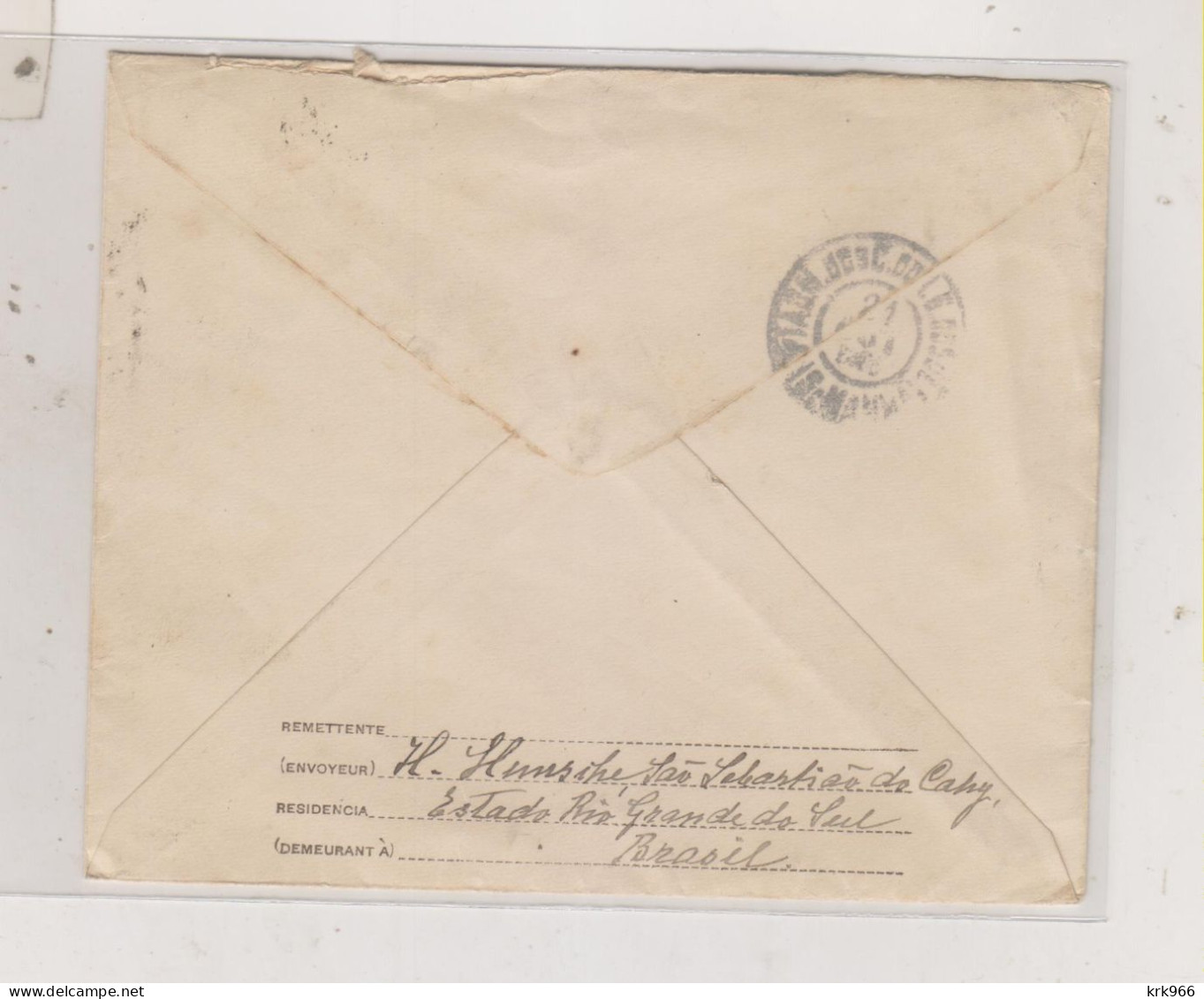 BRAZIL   Nice Postal Stationery Cover  To Germany - Covers & Documents