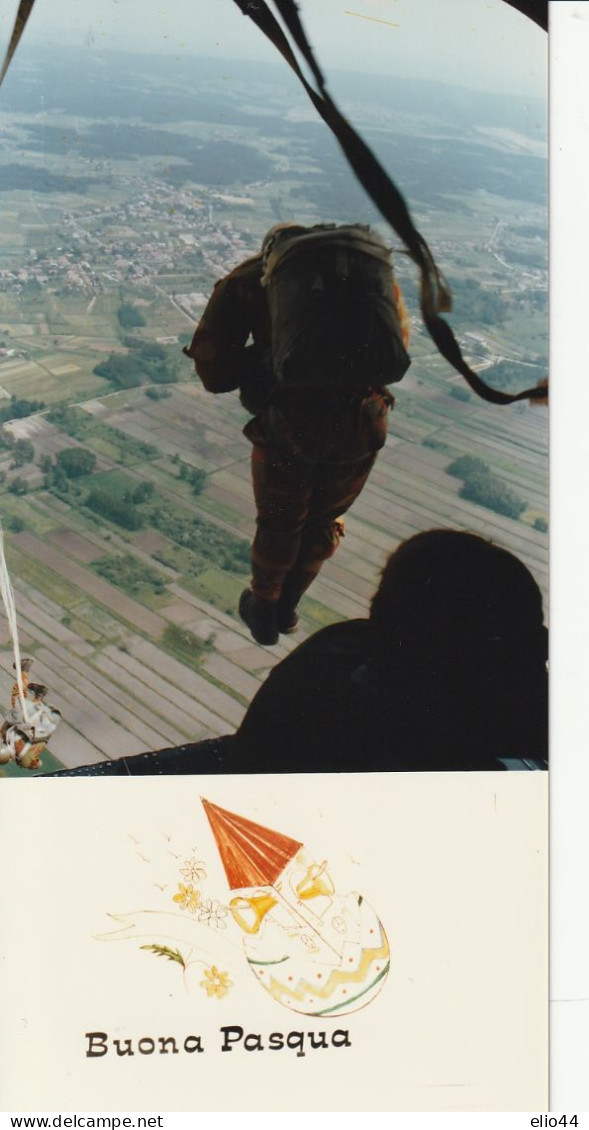 Tematica - Aviazione  - Paracadutismo - Esercito " Buona Pasqua " - Fallschirmspringen
