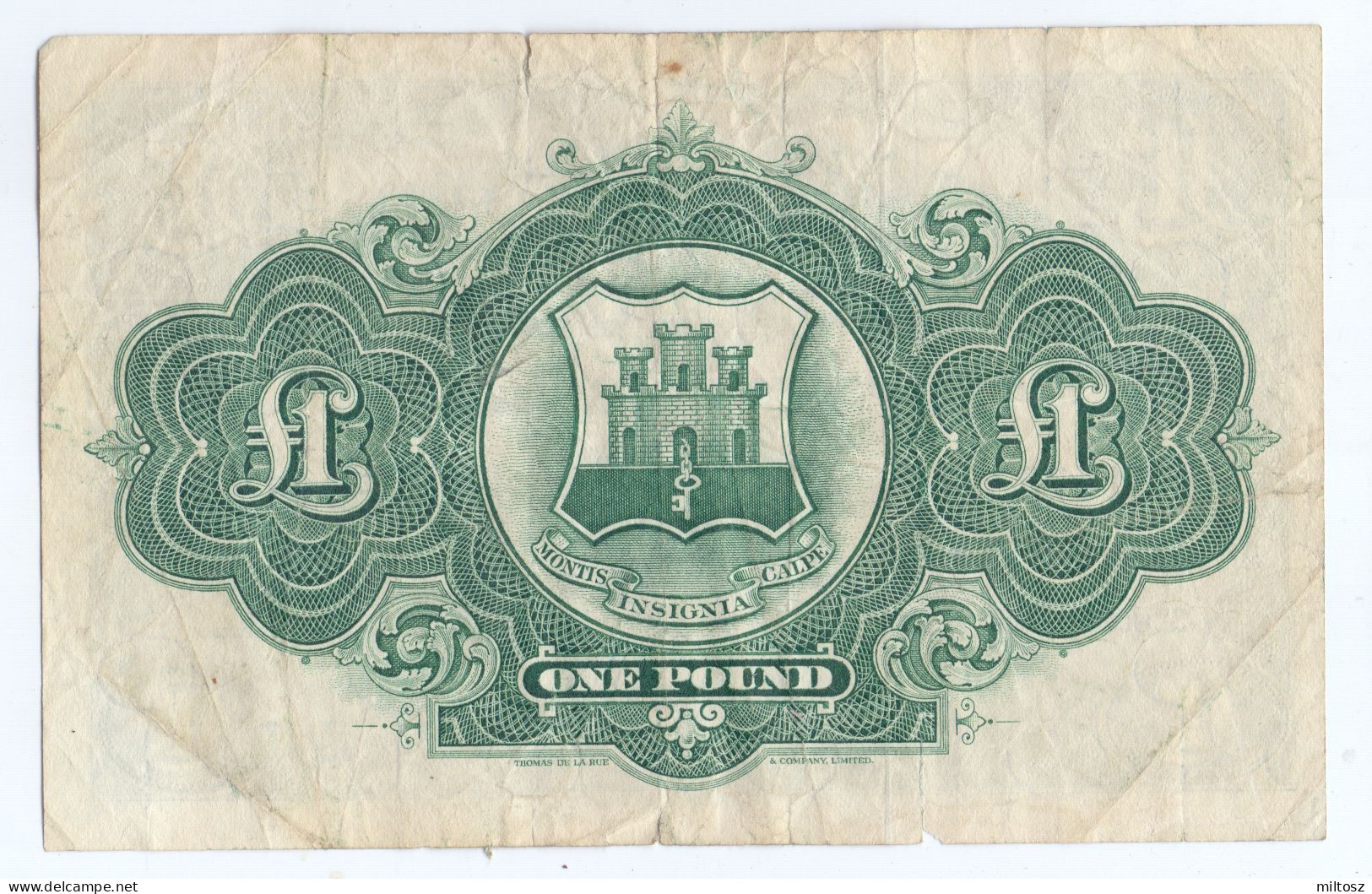 Gibraltar 1 Pound 1958 - Gibilterra