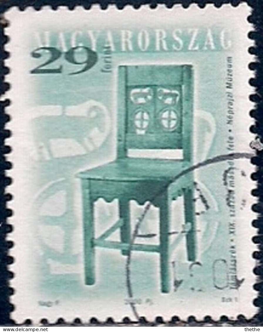 HONGRIE - Chaises Et Fauteuils De Style - Chaise Du 19e Siècle - Used Stamps