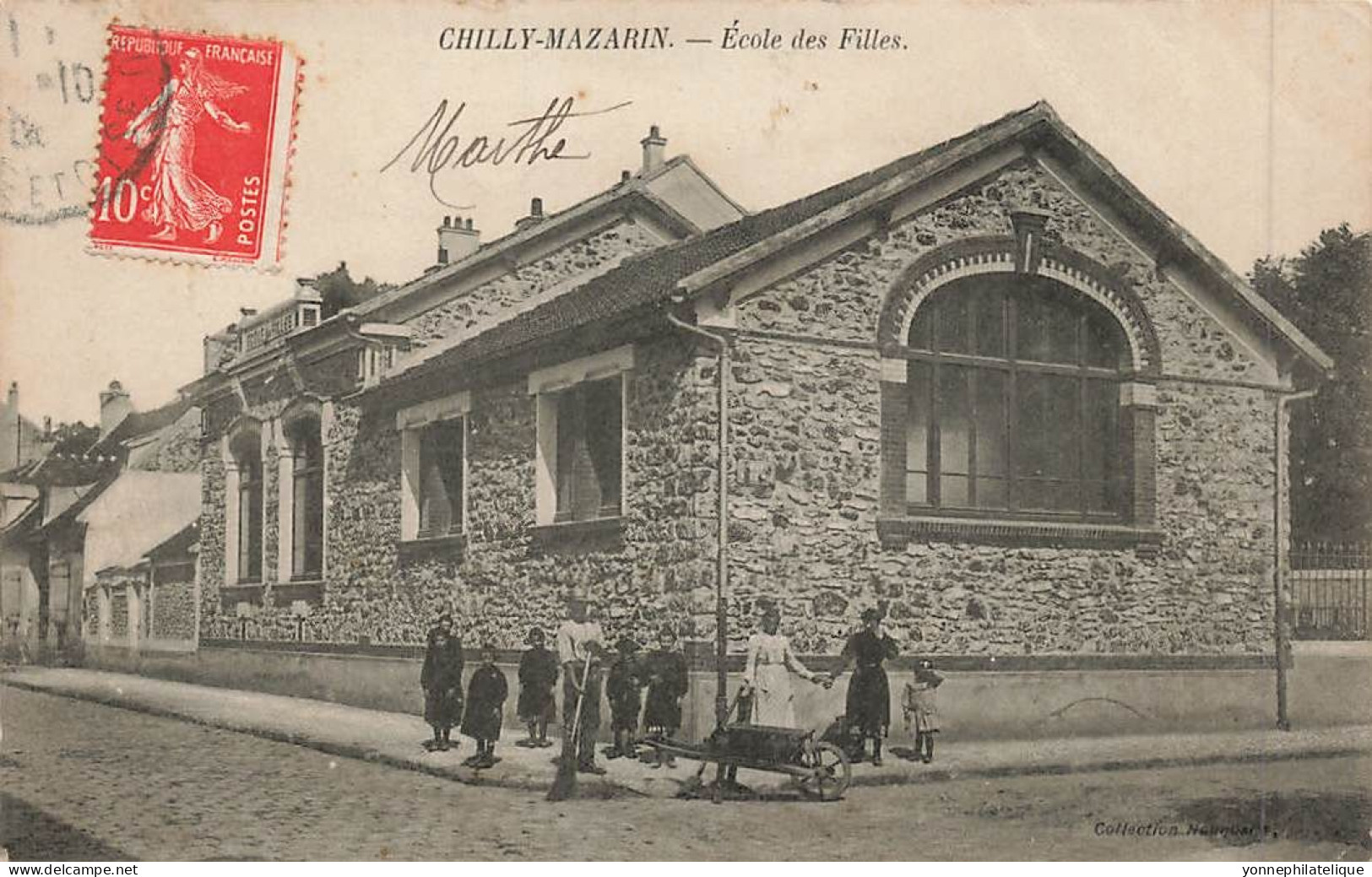 91 - ESSONNE - CHILLY-MAZARIN - école Des Filles - Animation - 10407 - Chilly Mazarin