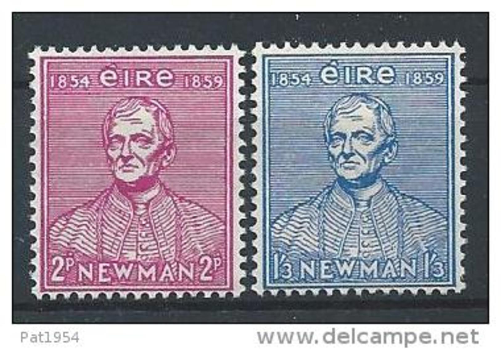 Irlande 1954 N°124/125 Neufs ** MNH Université Catholique - Ongebruikt