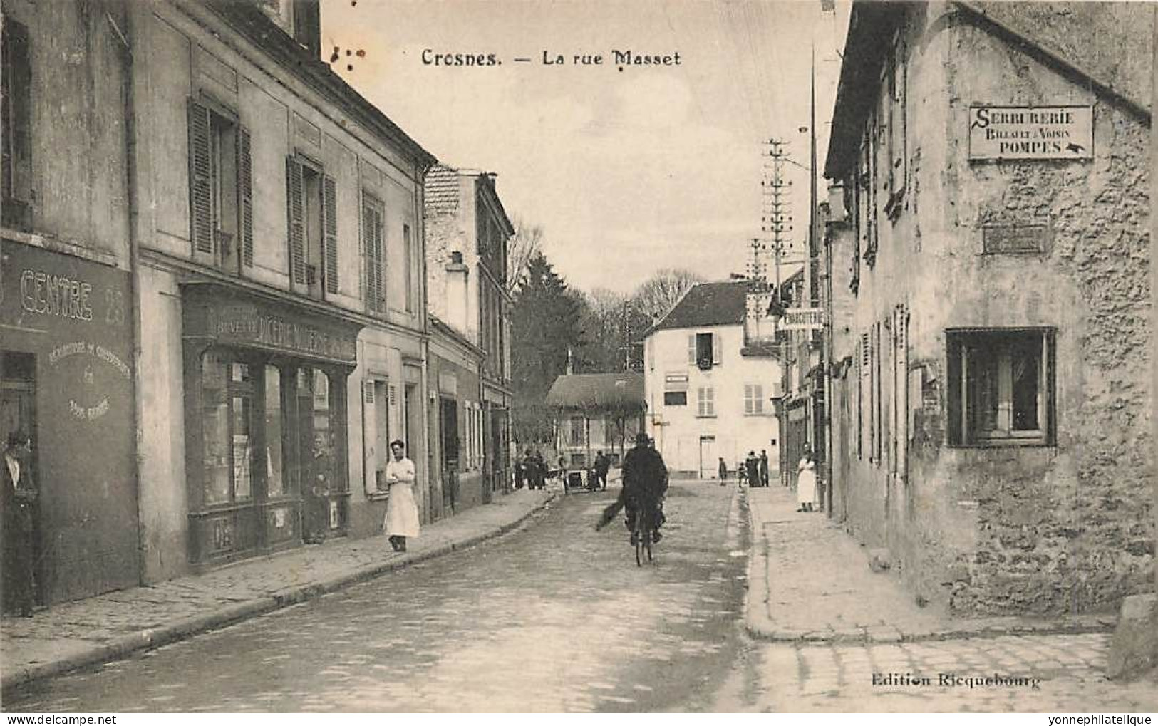 91 - ESSONNE - CROSNES - La Rue Masset - 10412 - Crosnes (Crosne)