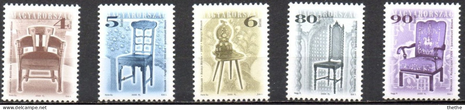 HONGRIE - Chaises Et Fauteuils De Style - Oblitérés - Used Stamps